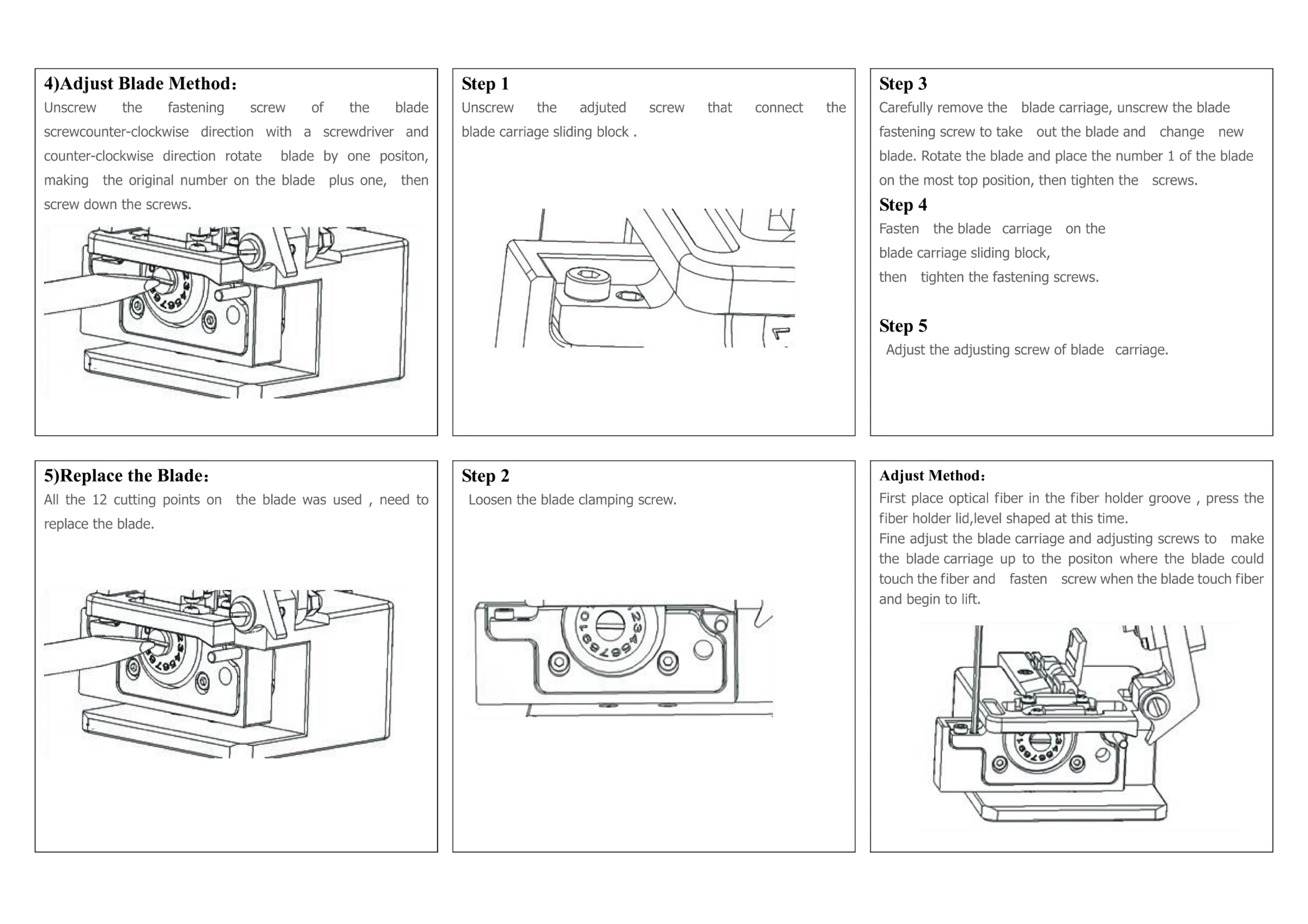 How to use fiber optic cleaver correctly(2) كيفية استخدام ساطور الألياف الضوئية بشكل صحيح (2)