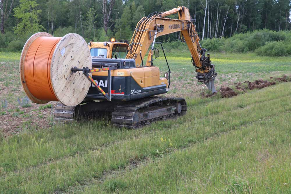 Mole Plow Installations منشآت المحراث الخلد