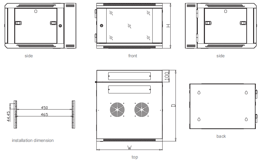 FCST04403 Wall Mount Rack (9) FCST04403 حائط جبل الرف (9)
