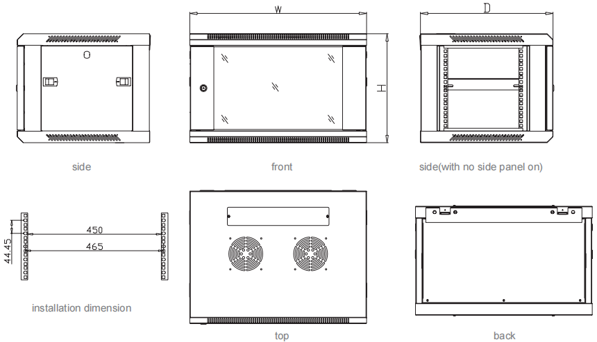 FCST04402 Wall Mount Rack (5) FCST04402 جدار جبل الرف (5)
