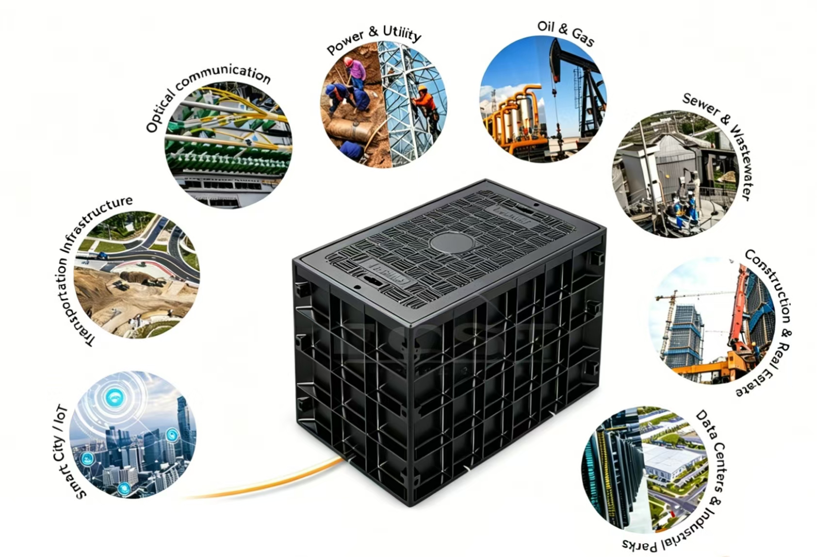 telecom splice box underground صندوق لصق الاتصالات تحت الأرض
