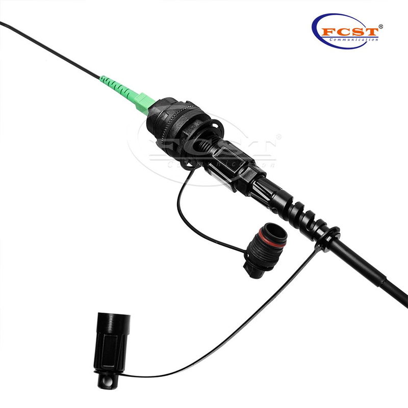 كابل Optitap الموصول مسبقًا (بطاقة الضفيرة والرقعة)