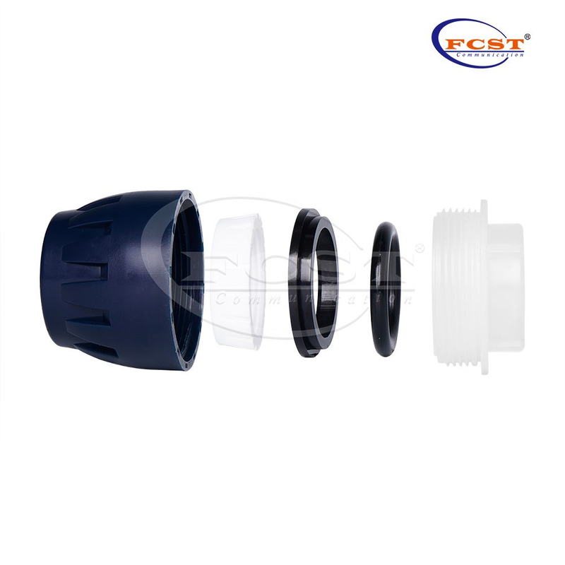  FCST-ESRB HDPE قارنة توصيل نهاية الأنابيب السيليكونية الأساسية (YX، FCST-ERSB25~50mm)