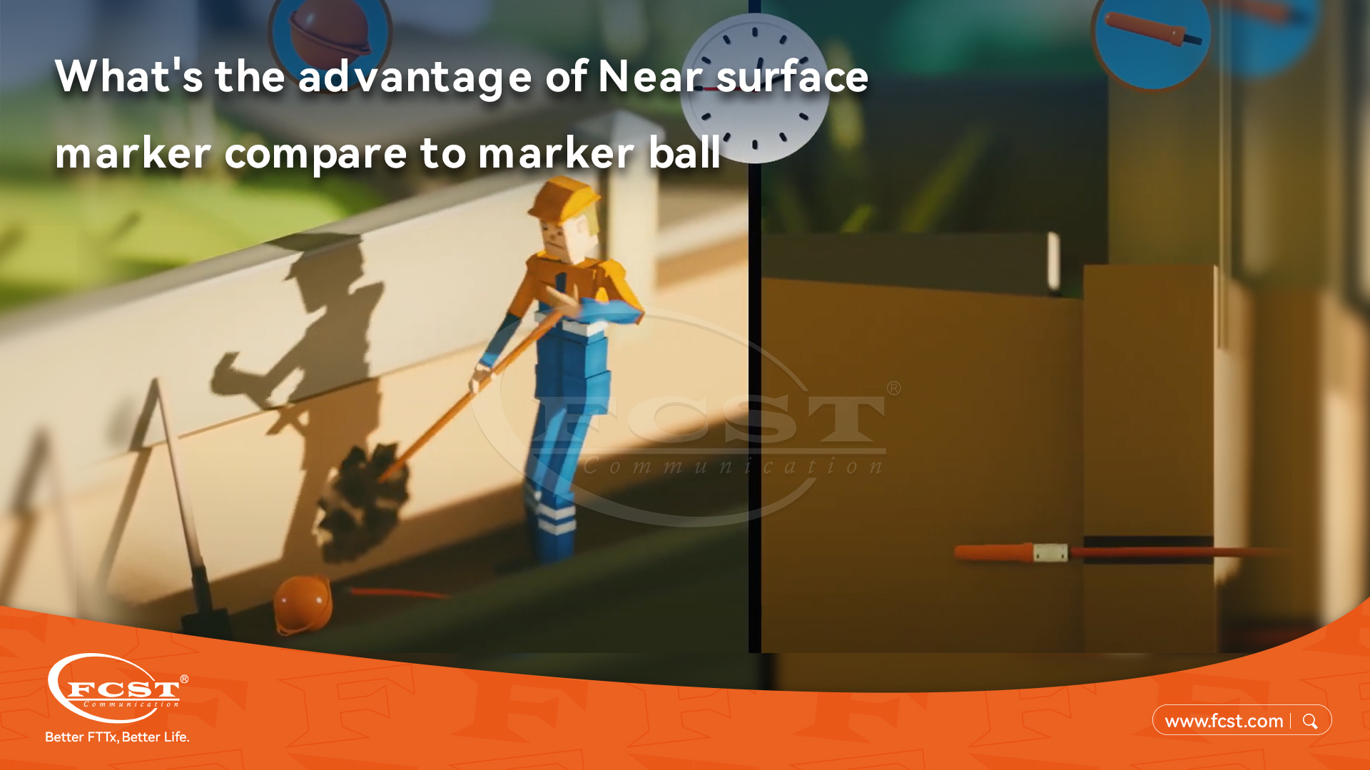 ما هي مزايا علامة السطح القريب مقارنة بكرة التحديد