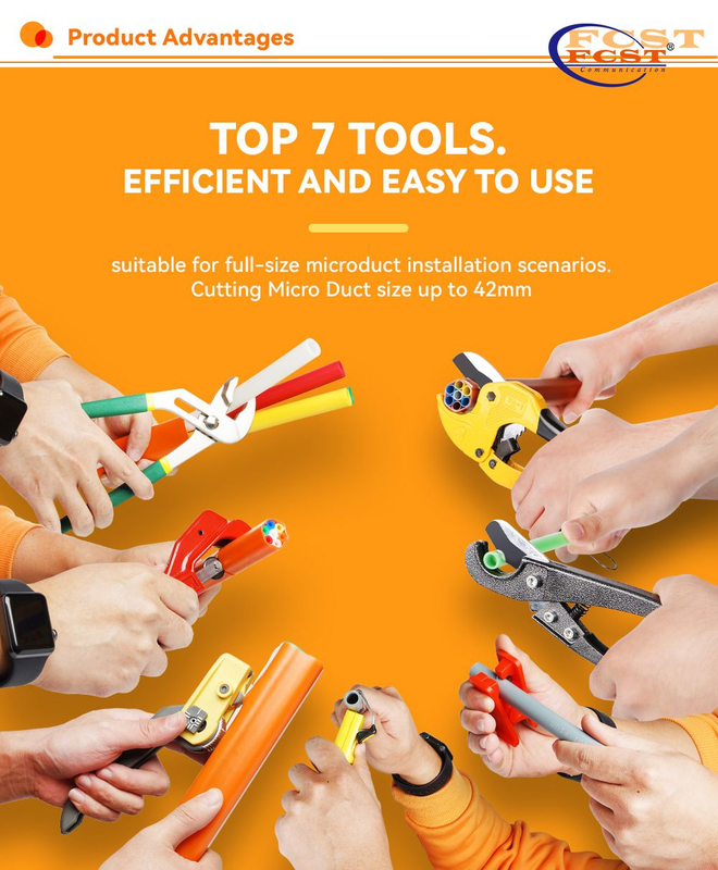 مجموعة أدوات قطع المنتجات الدقيقة FCST23 HDPE وLSZH