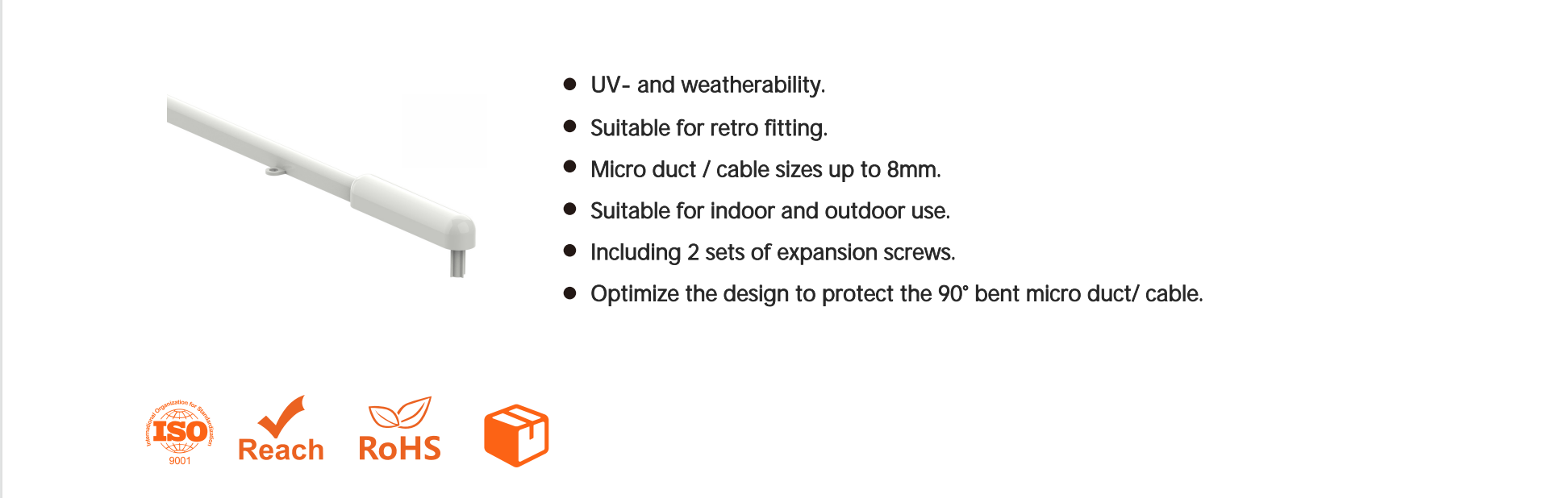 IP65 مع عناصر الختم المتكاملة 