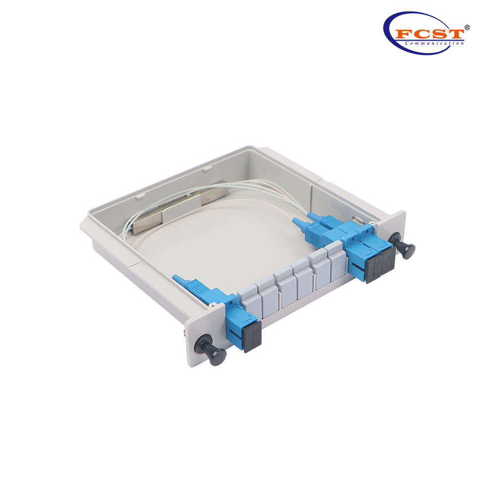 1-2 LGX Box Type PLC Splitter مع موصل SC / UPC
