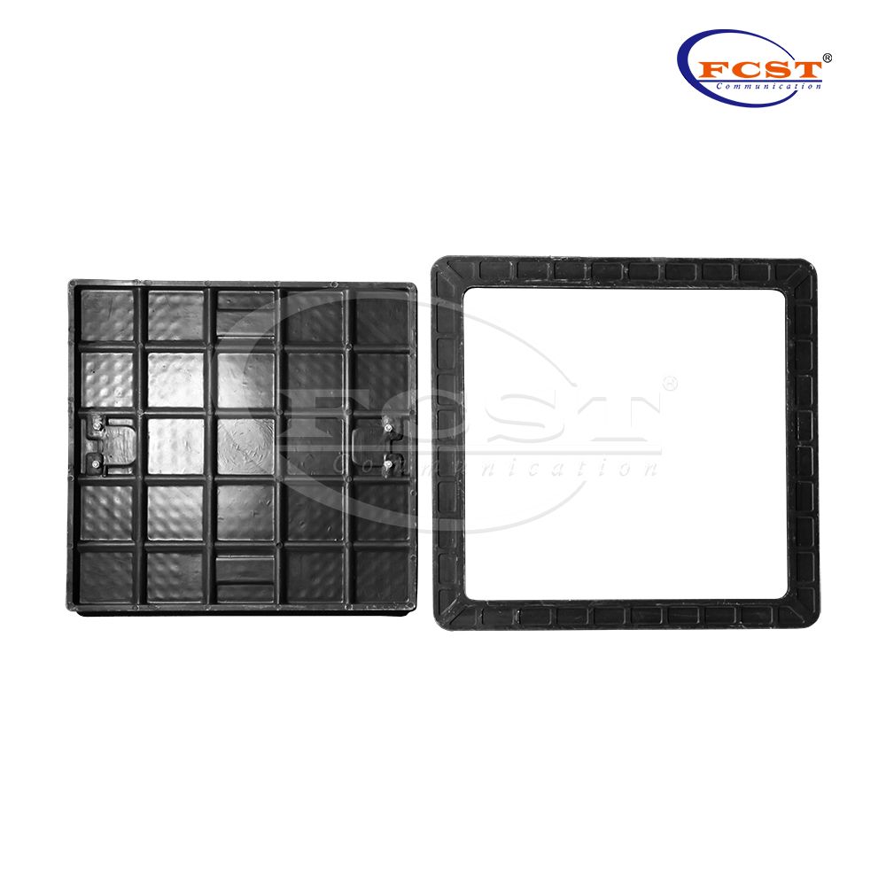 المشاة 655x655mm BMC Square Manole Cover & Frame 