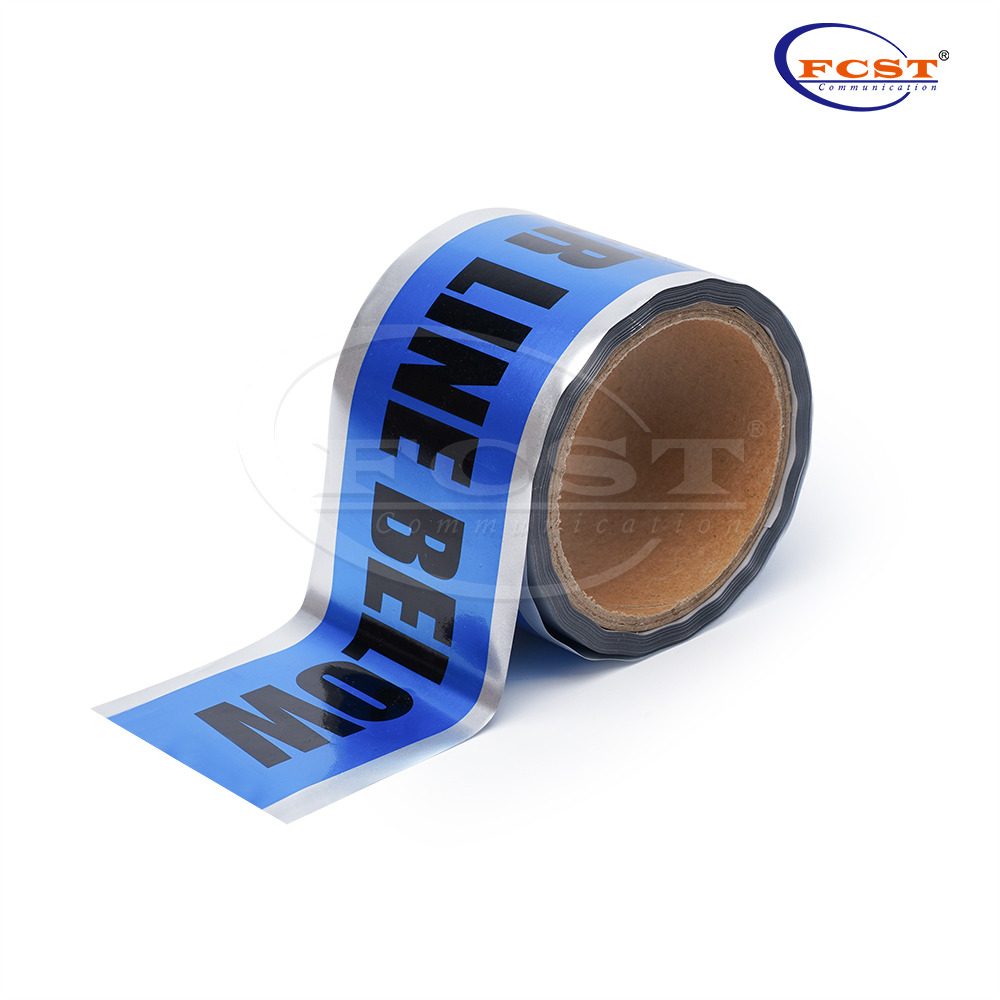 FCST-DWT شريط تحذير قابل للاكتشاف للمرافق المدفونة