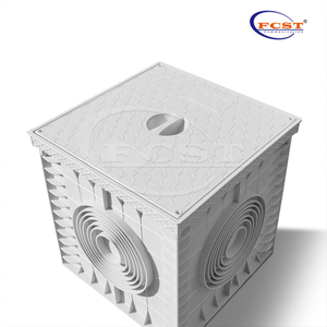 FCST-TH-SMC11-300 254 * 254 * 300 مم 3 طرق للدفن تحت الأرض استنزاف المجاري البلاستيكية للقنوات