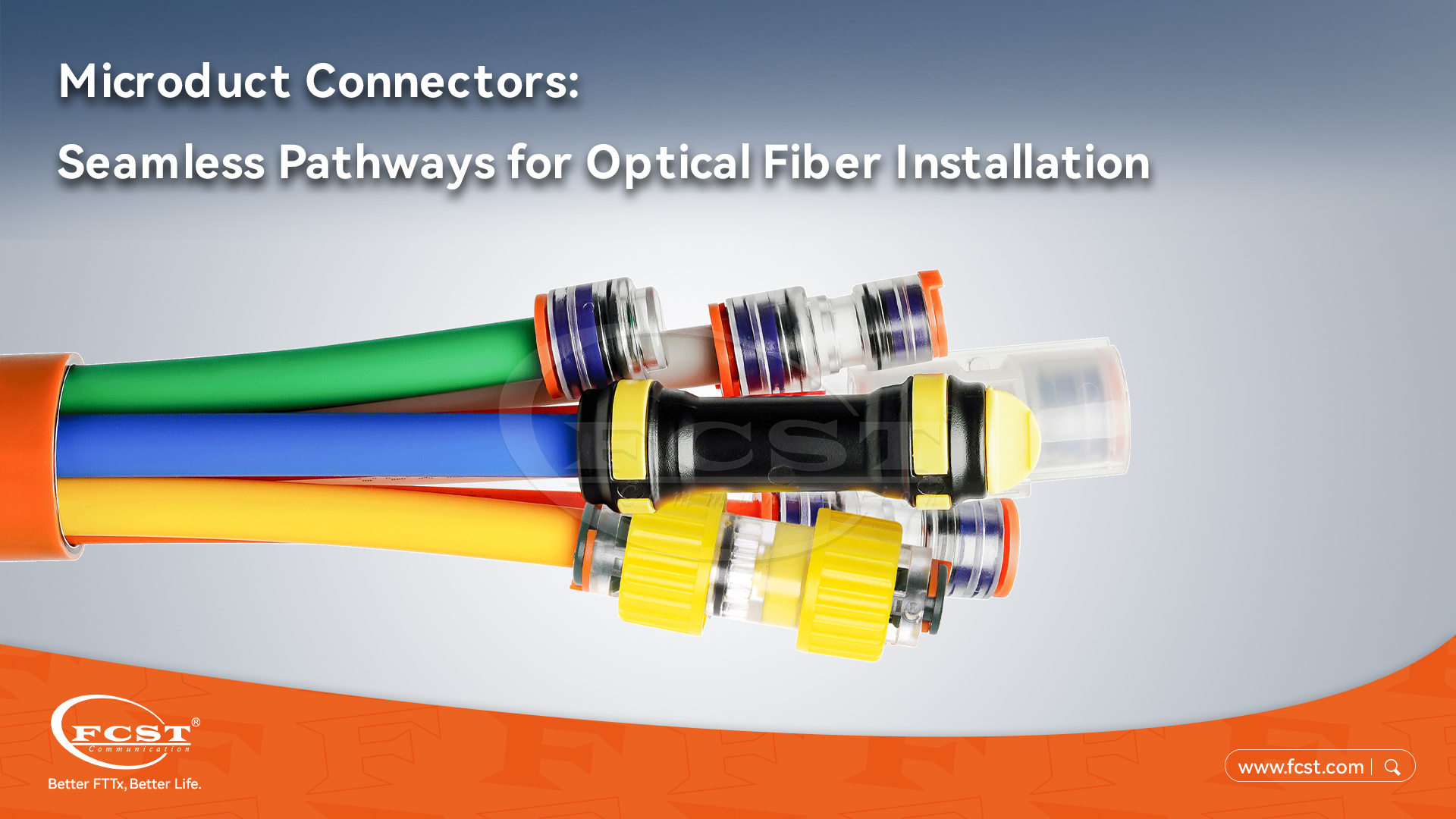 موصلات المنتجات الدقيقة: مسارات سلسة لتركيب الألياف الضوئية