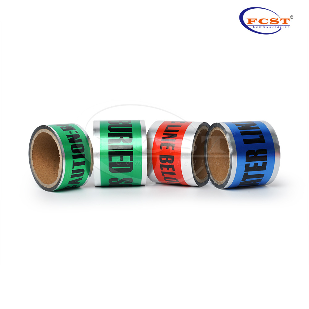 FCST-DWT شريط تحذير قابل للاكتشاف للمرافق المدفونة