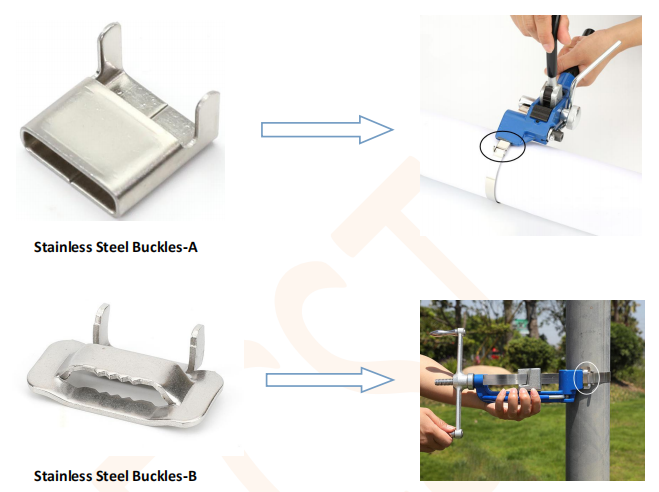 أبازيم الفولاذ المقاوم للصدأ (11)