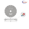 FCST-D400-SMC02 SMC Round Manole Cover & Frame مخصص لمحطة الوقود