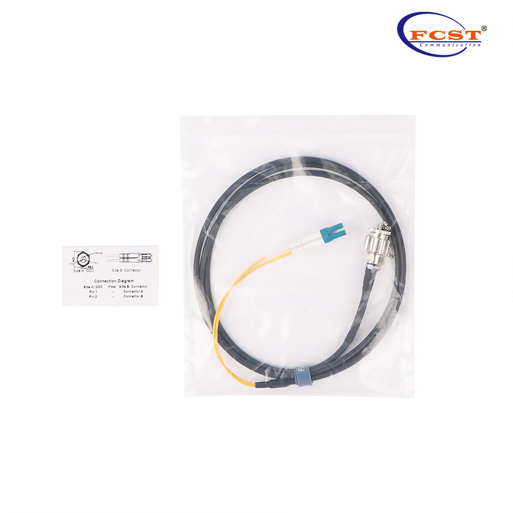 ODC (أنثى) -LC دوبلكس SM 9125 سلك تصحيح ODC بطول 1 متر