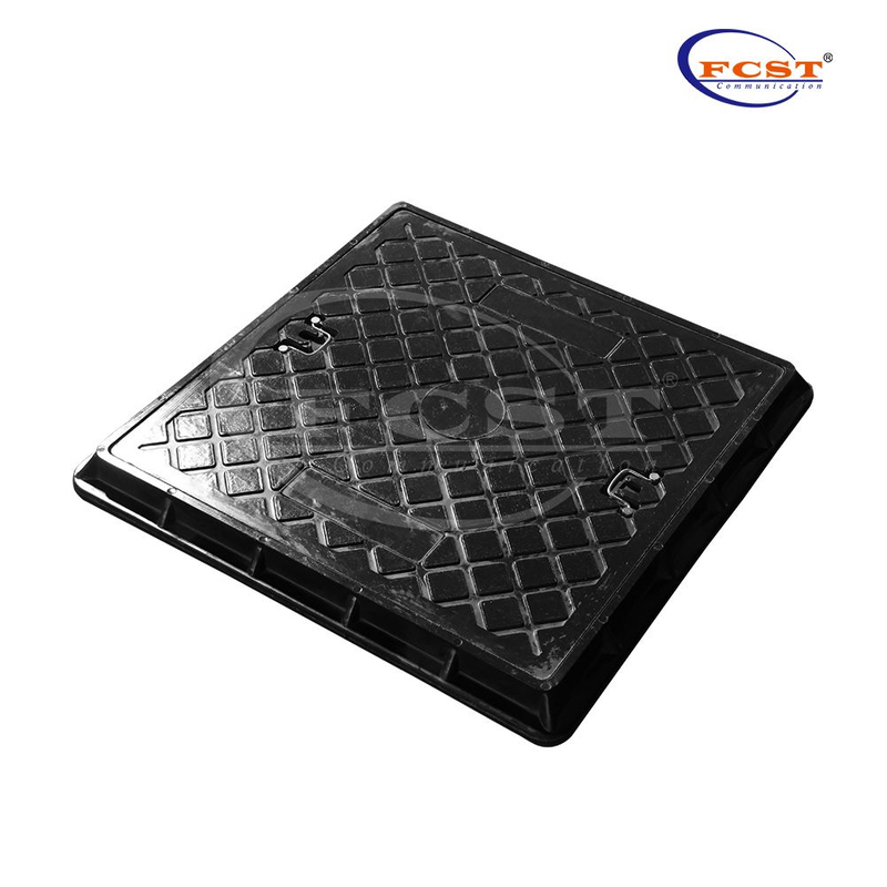 المشاة 655x655mm BMC Square Manole Cover & Frame 