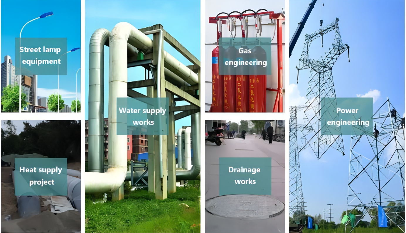 غطاء فتحة لاتصالات غاز المياه