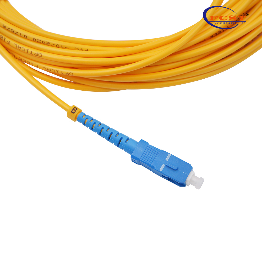 SC.APC-SC.UPC Singlemode 3.0mm 1m PVC Patchcord