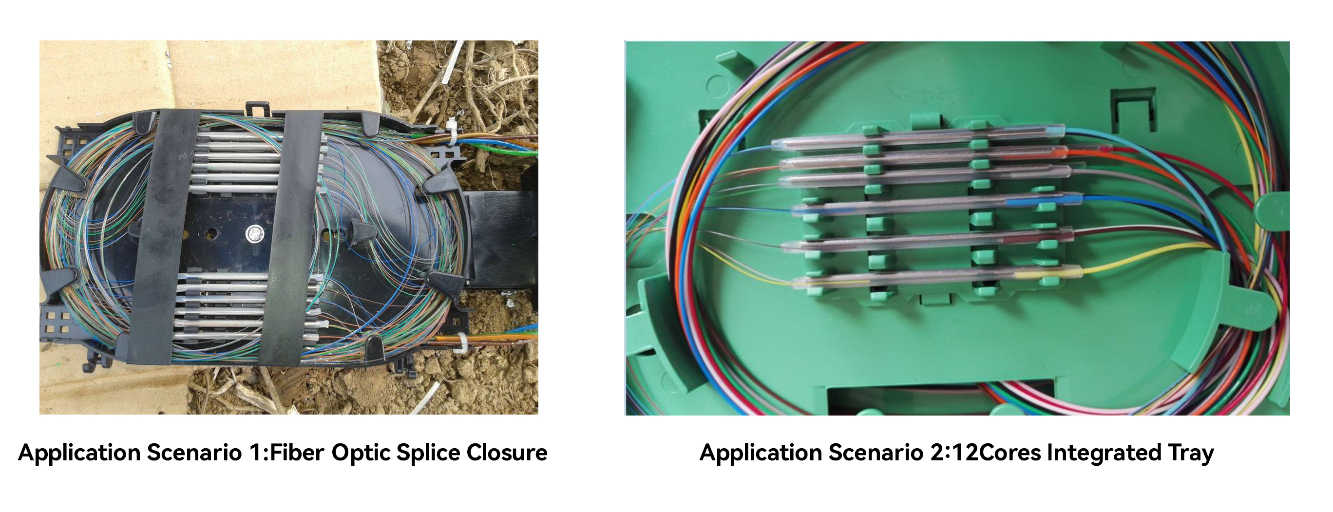 كم عدد الألياف الضوئية التي يمكن وضعها في الغلاف الواقي من لصق الألياف (1)