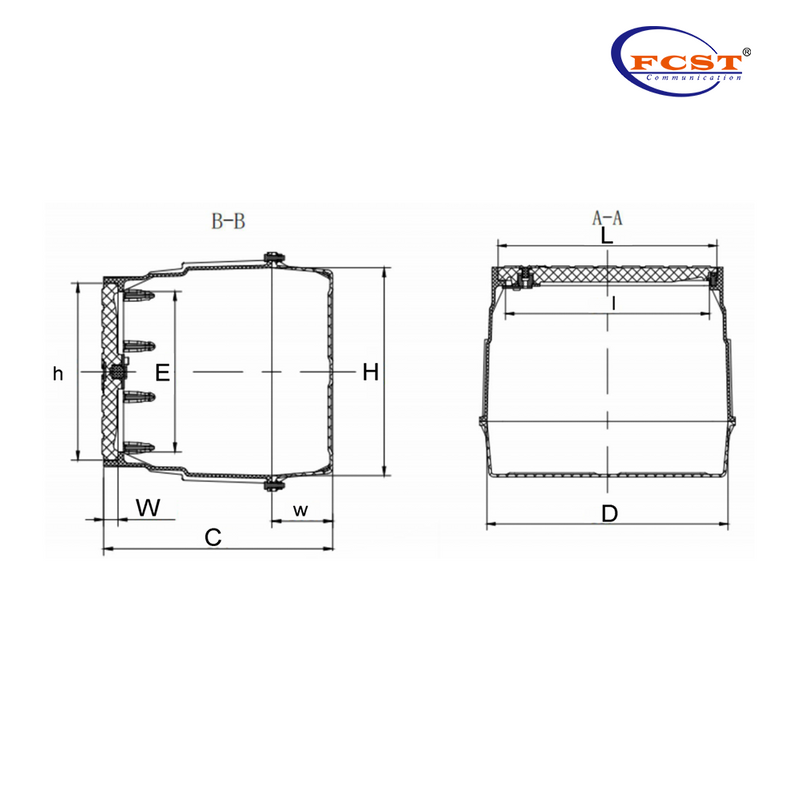 FCST-TH-SMC04 فتحة اتصالات متينة من المستوى 22 لتركيب الكابلات مع خدمة مخصصة