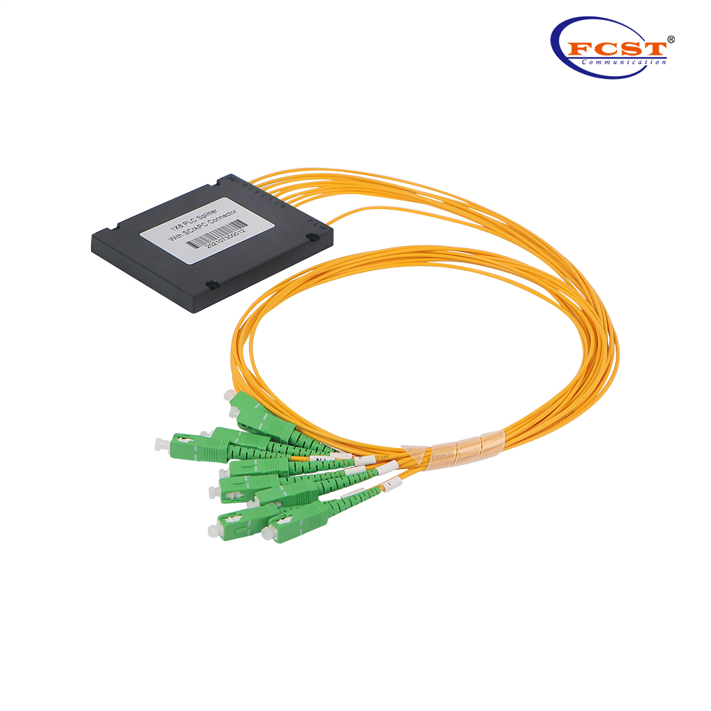 1*8 ABS صندوق نوع PLC الفاصل مع موصل SCAPC