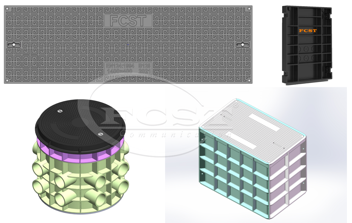 بديل قوالب صناديق التخزين تحت الأرض