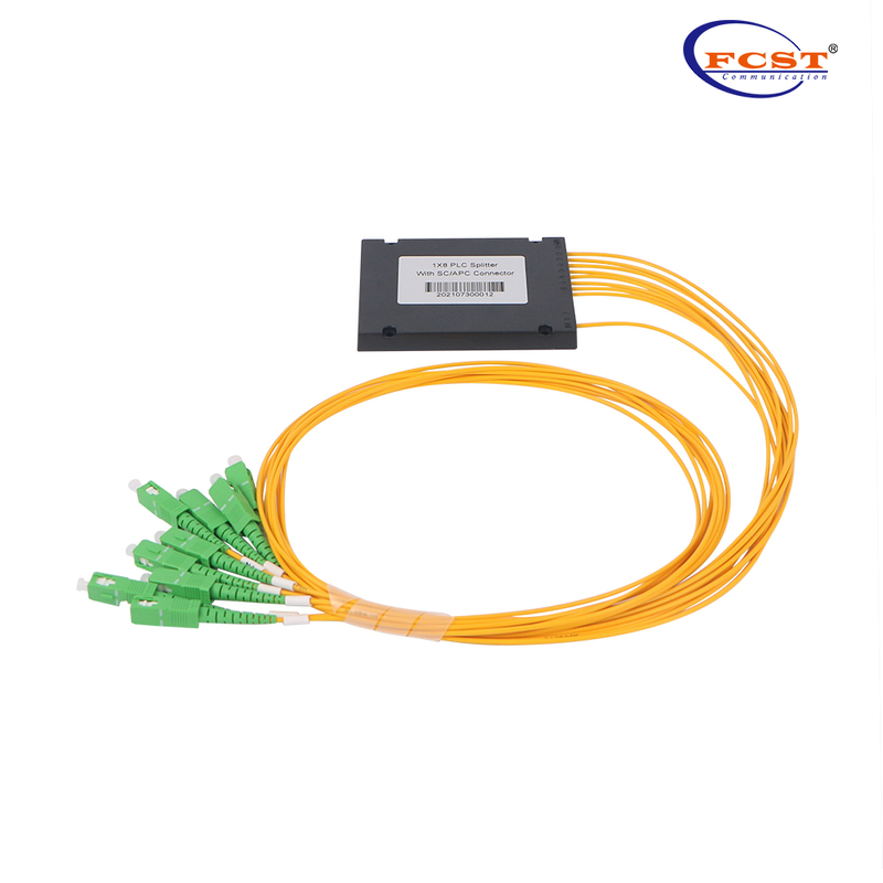 1*8 ABS صندوق نوع PLC الفاصل مع موصل SCAPC