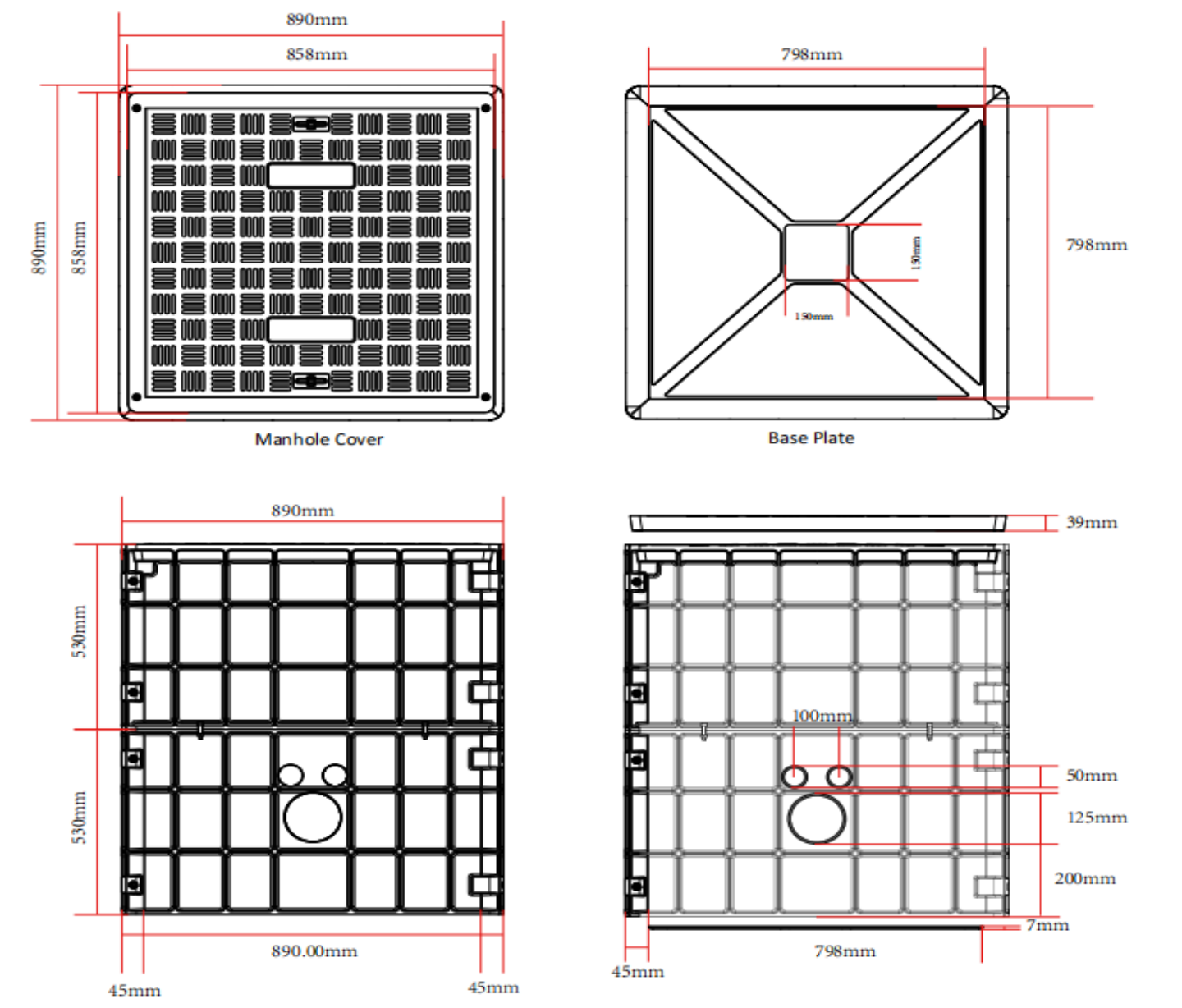 صندوق تخزين تحت الأرض