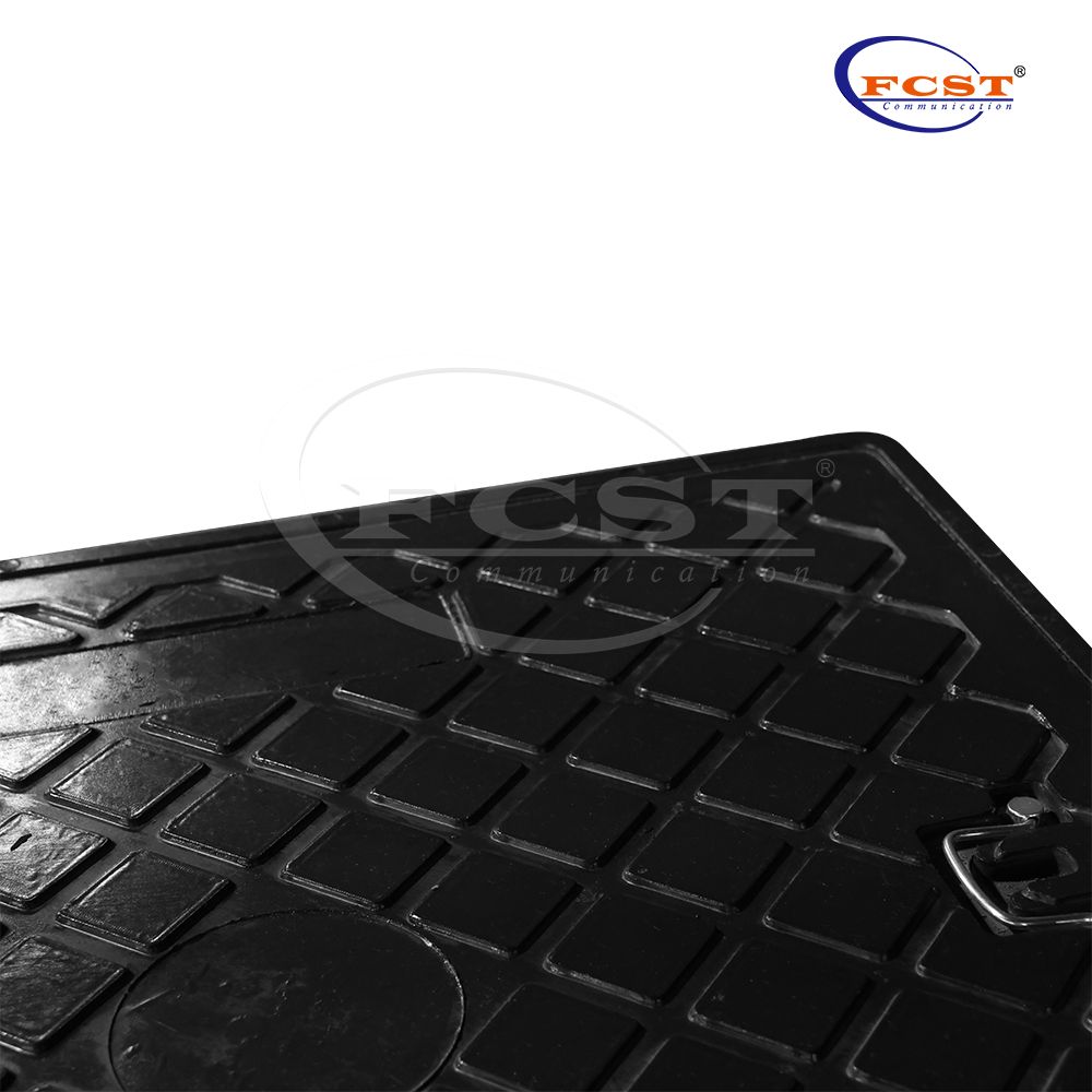 المشاة 655x655mm BMC Square Manole Cover & Frame 