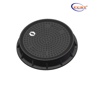 FCST-D400-SMC03 SMC Round Composite Manole Cover & Frame مخصص لمحطة الوقود