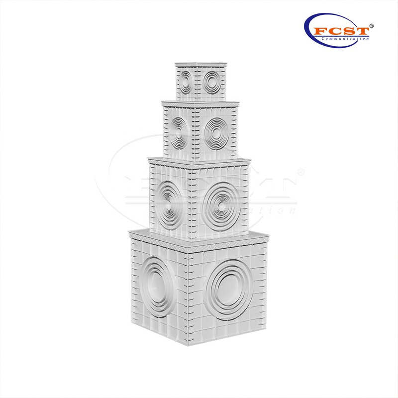 FCST-TH-SMC11-500 500 * 500 * 516 مم حفرة الوصول المربعة من مادة البولي بروبيلين لنظام الصرف الصحي