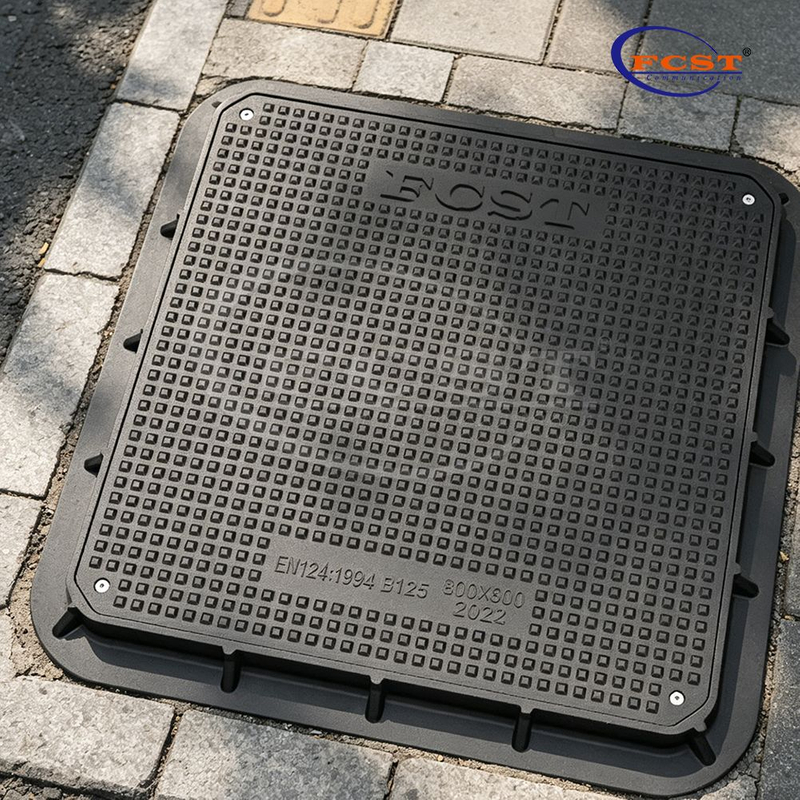 FCST-B125&C250-SMC05 SMC فتحة واضحة 600 * 600 مم غطاء وإطار فتحة مربعة