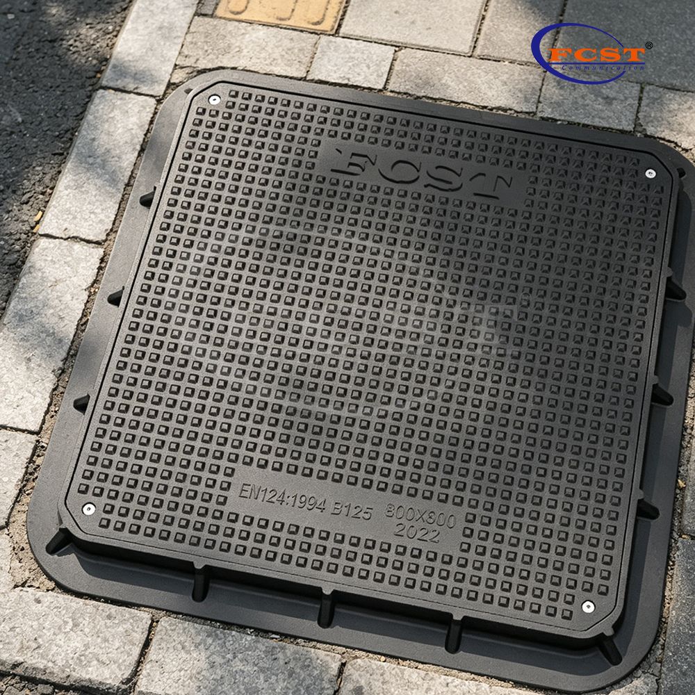 FCST-B125&C250-SMC05 SMC فتحة واضحة 600 * 600 مم غطاء وإطار فتحة مربعة