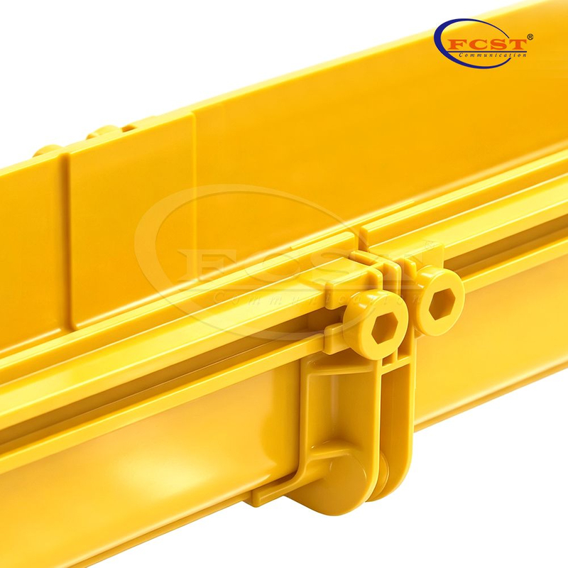 موصلات قناة الألياف FCST-CR120-CNT مقاس 120 مم لتوجيه كابلات الألياف