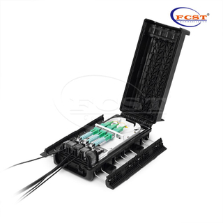 FCST022113 إغلاق محطة الوصول بالألياف - صندوق إنهاء IP68 FTTX للتركيب على الحائط/العمود