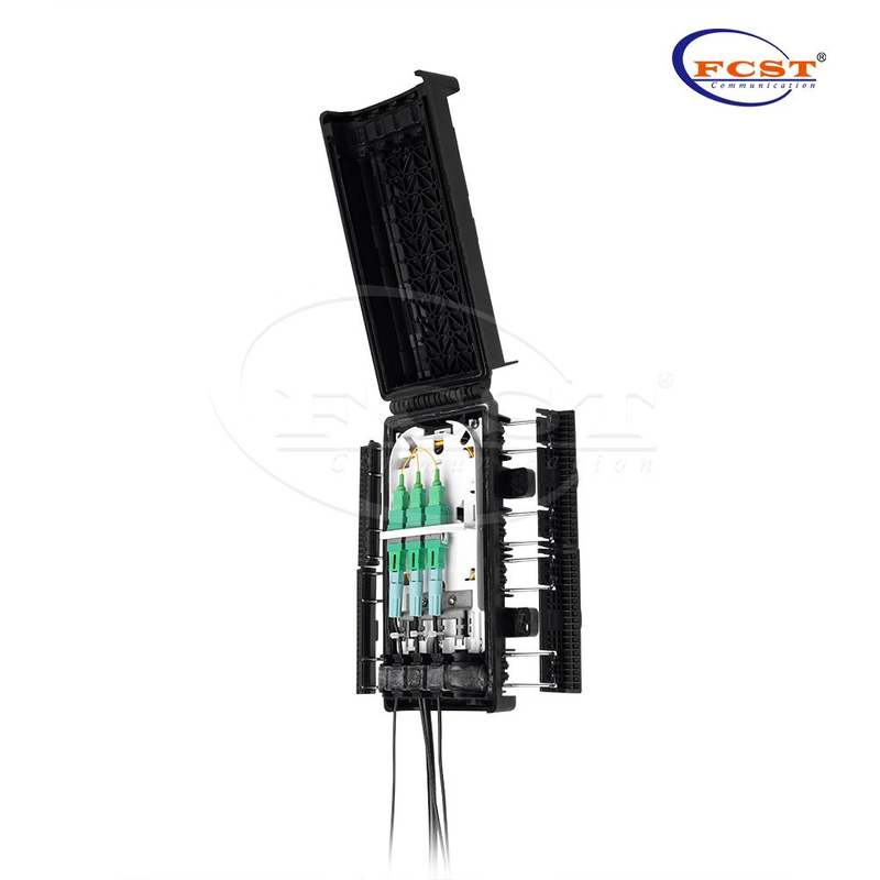 FCST022113 إغلاق محطة الوصول بالألياف - صندوق إنهاء IP68 FTTX للتركيب على الحائط/العمود